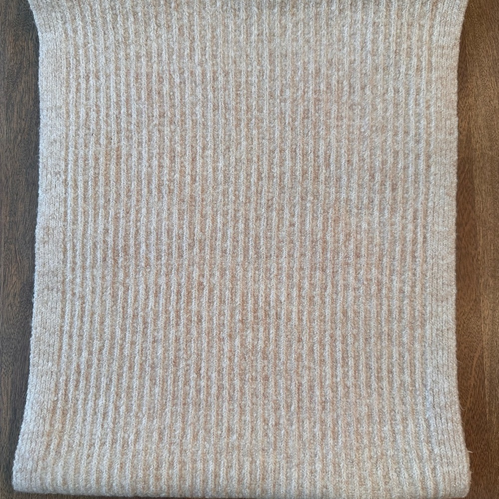 NWOT Madewell Cotton-Blend Scarf in Winter White - Picture 7 of 7